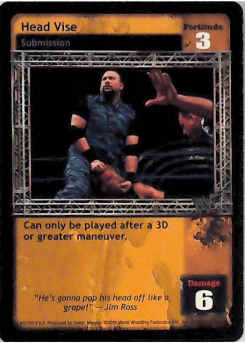 Raw Deal CCG | Head Vise - Fully Loaded | The Nerd Merchant
