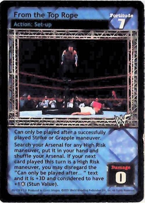 Raw Deal CCG | From the Top Rope - Fully Loaded | The Nerd Merchant
