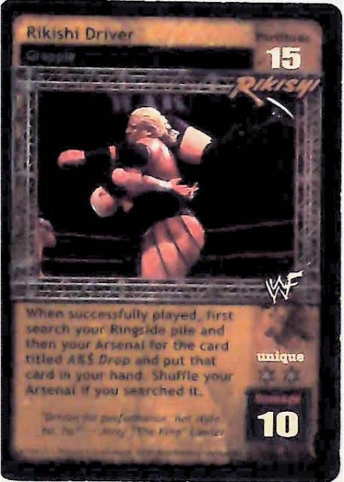 Raw Deal CCG | Rikishi Driver - Fully Loaded | The Nerd Merchant