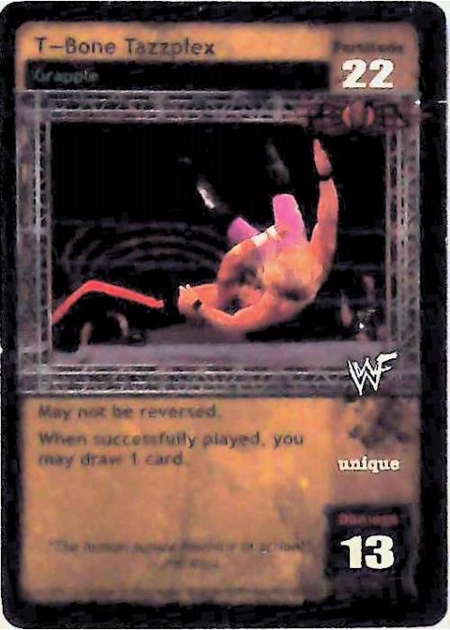 Raw Deal CCG | T–Bone Tazzplex (Foil) - Fully Loaded | The Nerd Merchant