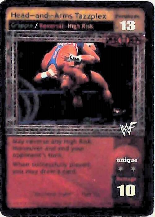 Raw Deal CCG | Head–and–Arms Tazzplex (Foil) - Fully Loaded | The Nerd Merchant