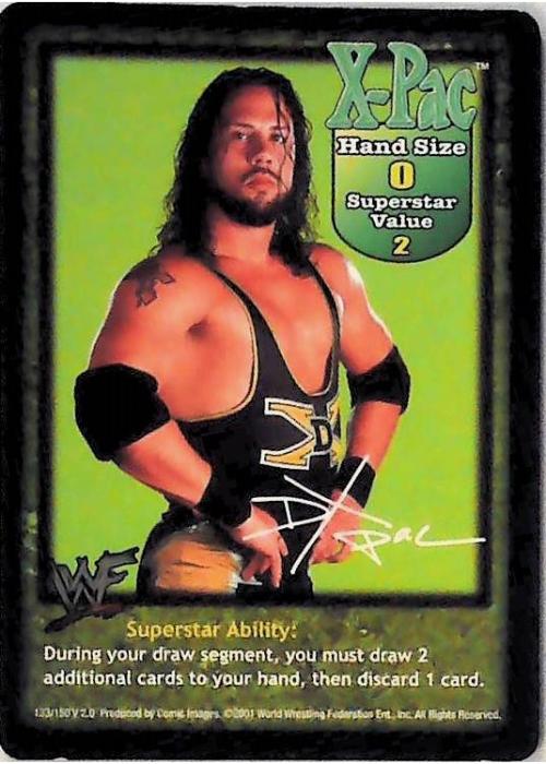Raw Deal CCG | X-Pac Superstar Card - Fully Loaded | The Nerd Merchant