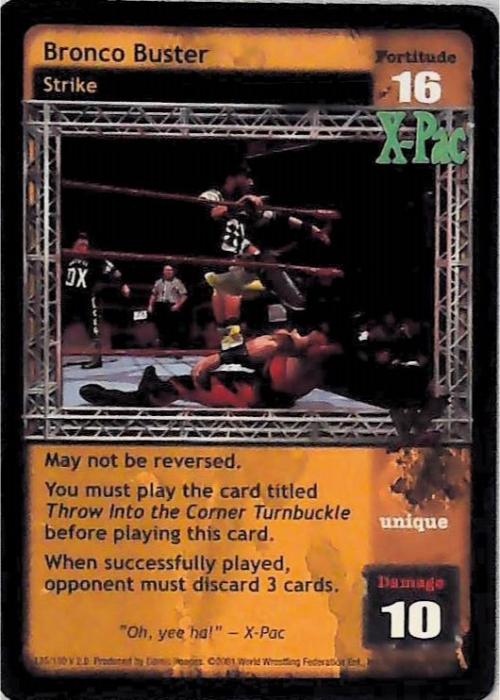 Raw Deal CCG | Bronco Buster - Fully Loaded | The Nerd Merchant