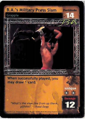 Raw Deal CCG | B.A.’s Military Press Slam - Fully Loaded | The Nerd Merchant