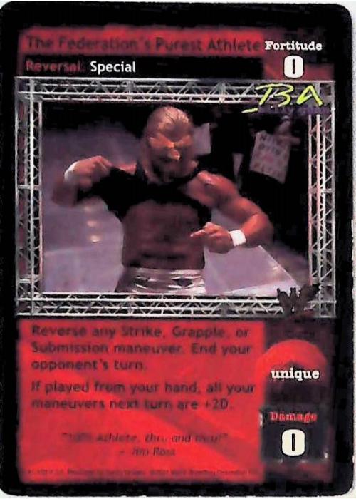 Raw Deal CCG | The Federation’s Purest Athlete - Fully Loaded | The Nerd Merchant