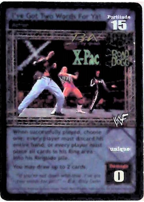 Raw Deal CCG | I’ve Got Two Words For Ya! - Fully Loaded | The Nerd Merchant