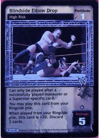 Raw Deal CCG | Blindside Elbow Drop - Great American Bash | The Nerd Merchant