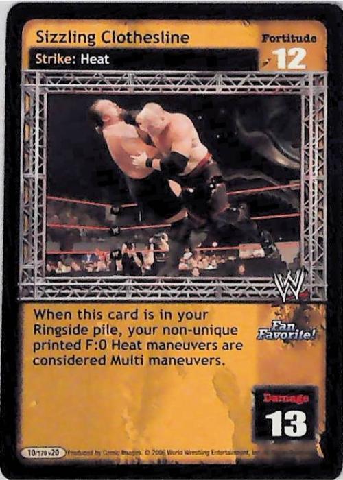 Raw Deal CCG | Sizzling Clothesline - Great American Bash | The Nerd Merchant