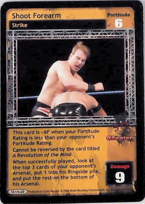 Raw Deal CCG | Shoot Forearm - Great American Bash | The Nerd Merchant