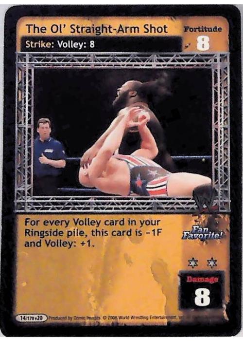 Raw Deal CCG | The Ol’ Straight-Arm Shot - Great American Bash | The Nerd Merchant