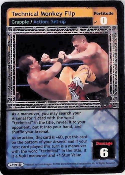 Raw Deal CCG | Technical Monkey Flip - Great American Bash | The Nerd Merchant