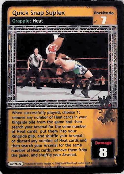 Raw Deal CCG | Quick Snap Suplex - Great American Bash | The Nerd Merchant
