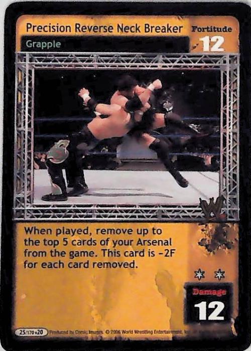 Raw Deal CCG | Precision Reverse Neck Breaker - Great American Bash | The Nerd Merchant