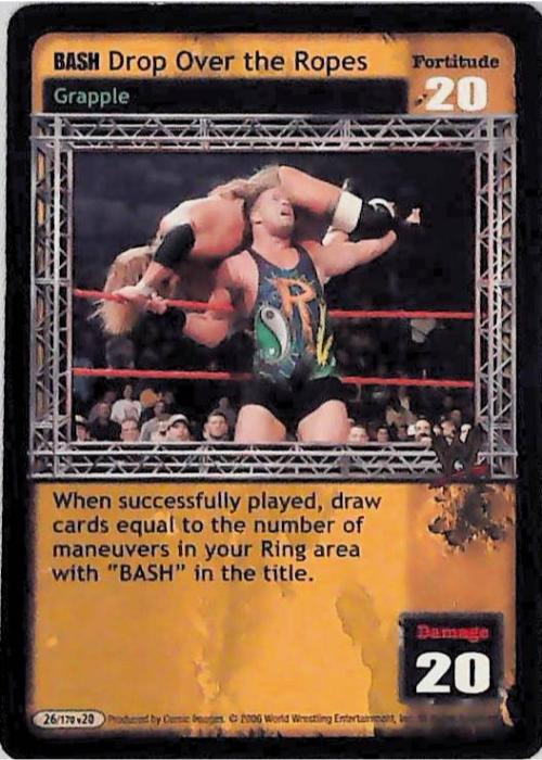 Raw Deal CCG | BASH Drop Over the Ropes - Great American Bash | The Nerd Merchant