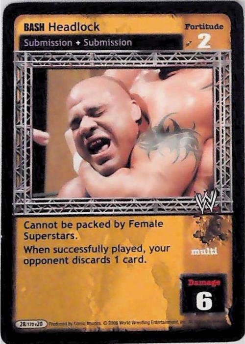Raw Deal CCG | BASH Headlock - Great American Bash | The Nerd Merchant