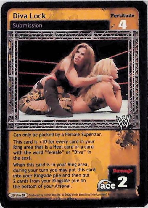 Raw Deal CCG | Diva Lock - Great American Bash | The Nerd Merchant