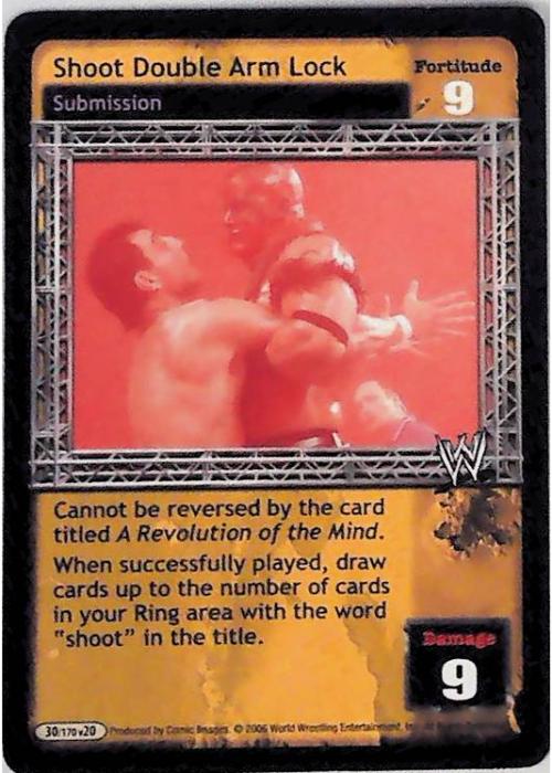 Raw Deal CCG | Shoot Double Arm Lock - Great American Bash | The Nerd Merchant