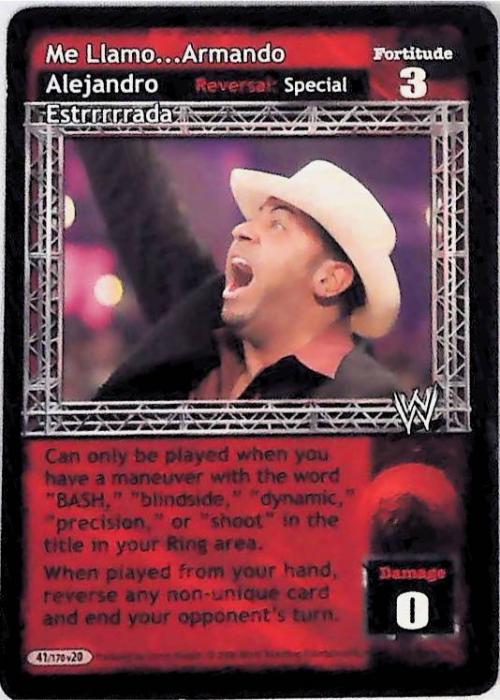 Raw Deal CCG | Me Llamo … Armando Alejandro Estrrrrrada - Great American Bash | The Nerd Merchant