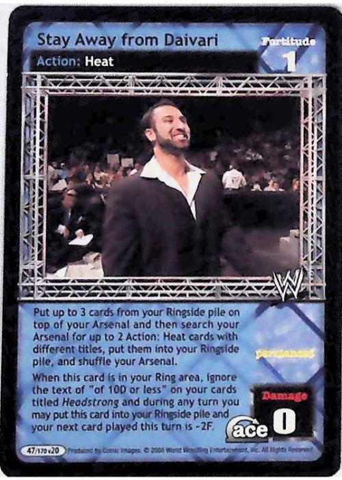 Raw Deal CCG | Stay Away from Daivari - Great American Bash | The Nerd Merchant
