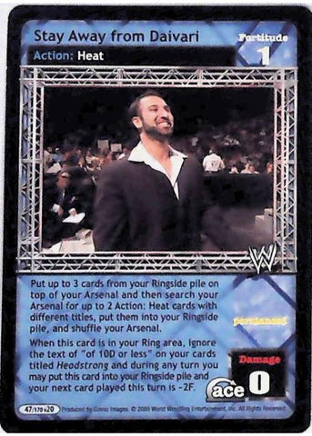 Raw Deal CCG | Stay Away from Daivari - Great American Bash | The Nerd Merchant
