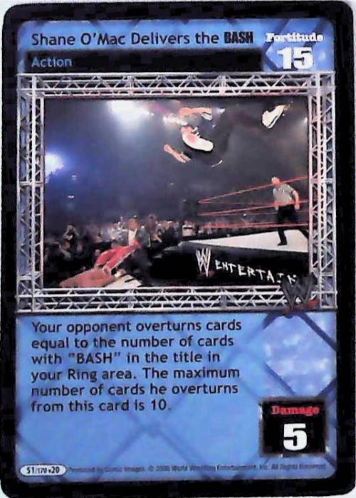 Raw Deal CCG | Shane O’Mac Delivers the BASH - Great American Bash | The Nerd Merchant