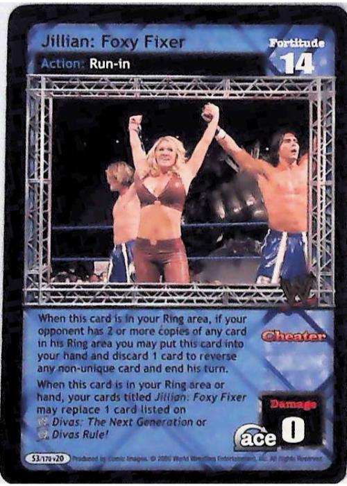 Raw Deal CCG | Jillian: Foxy Fixer - Great American Bash | The Nerd Merchant