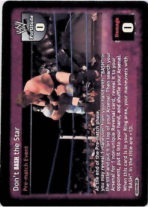 Raw Deal CCG | Don’t BASH the Star - Great American Bash | The Nerd Merchant