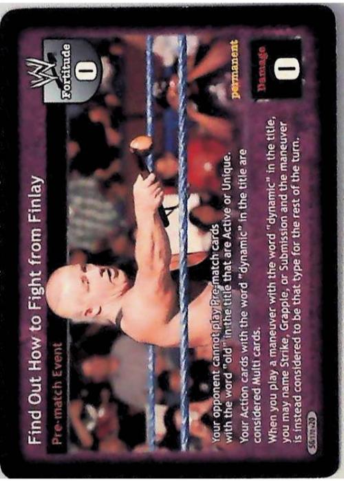Raw Deal CCG | Find Out How to Fight From Finlay - Great American Bash | The Nerd Merchant
