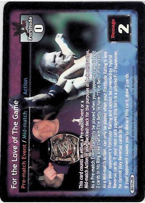 Raw Deal CCG | For the Love of The Game - Great American Bash | The Nerd Merchant