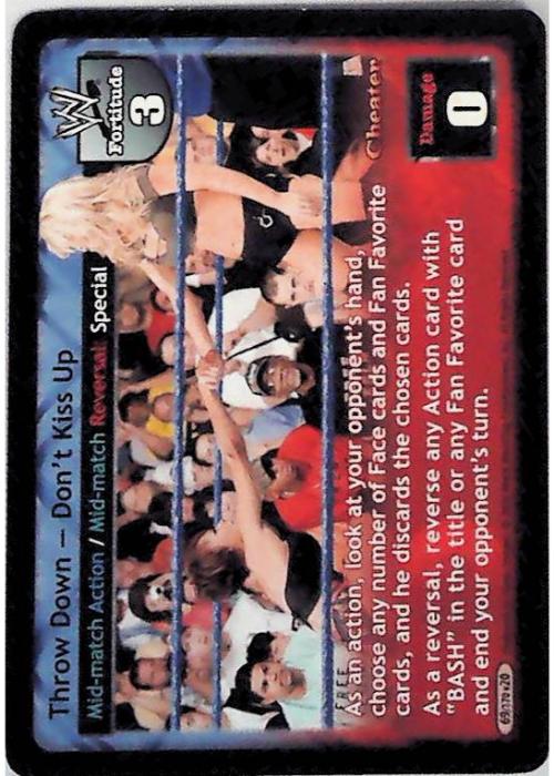 Raw Deal CCG | Throw Down – Don’t Kiss Up - Great American Bash | The Nerd Merchant
