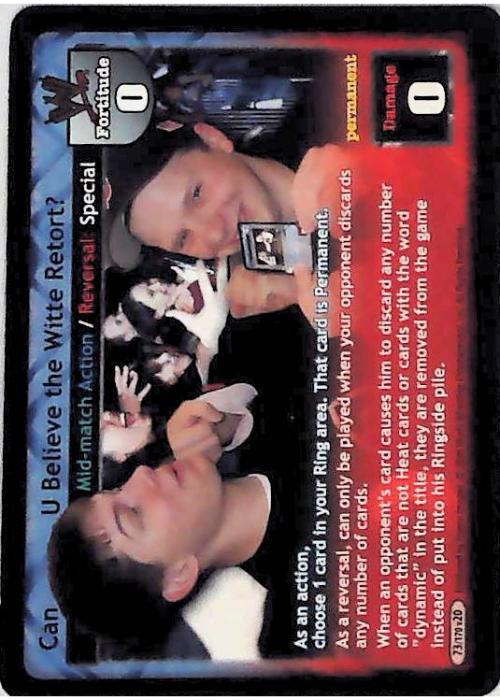 Raw Deal CCG | Can U Believe the Witte Retort? - Great American Bash | The Nerd Merchant