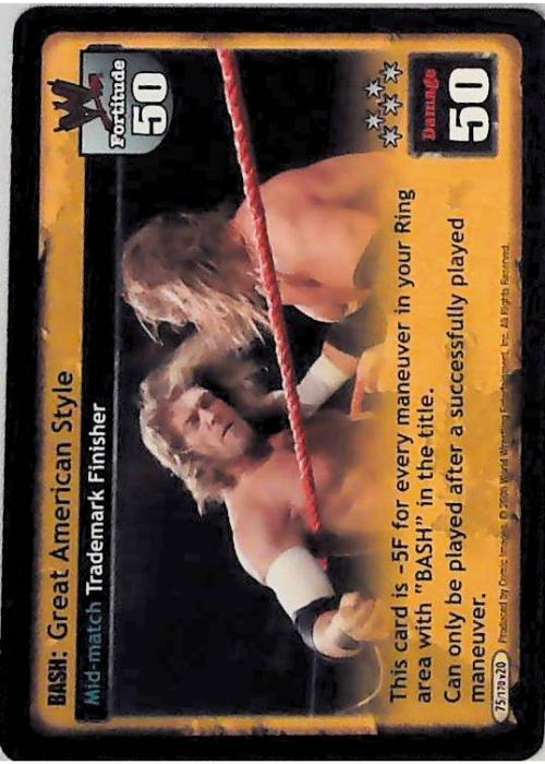 Raw Deal CCG | BASH: Great American Style - Great American Bash | The Nerd Merchant