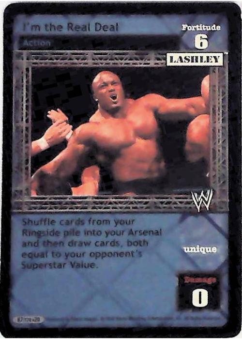 Raw Deal CCG | I’m the Real Deal (Foil) - Great American Bash | The Nerd Merchant
