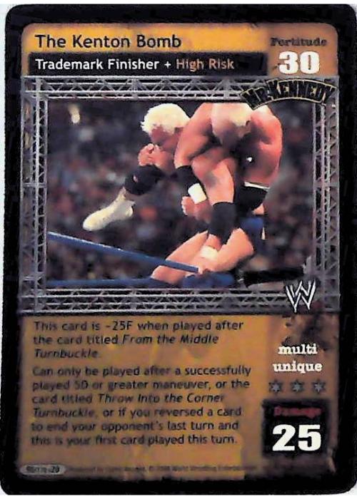 Raw Deal CCG | The Kenton Bomb - Great American Bash | The Nerd Merchant