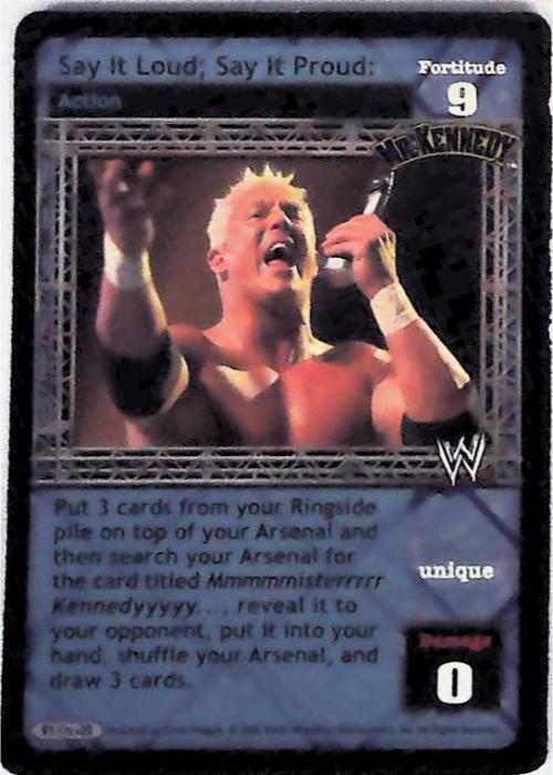 Raw Deal CCG | Say It Loud; Say It Proud: (Foil) - Great American Bash | The Nerd Merchant