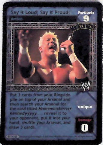 Raw Deal CCG | Say It Loud; Say It Proud: (Foil) - Great American Bash | The Nerd Merchant