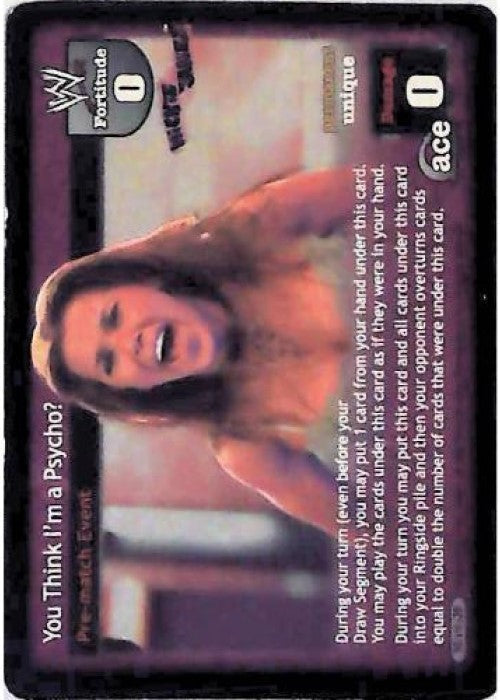 Raw Deal CCG | You Think I’m a Psycho? - Great American Bash | The Nerd Merchant