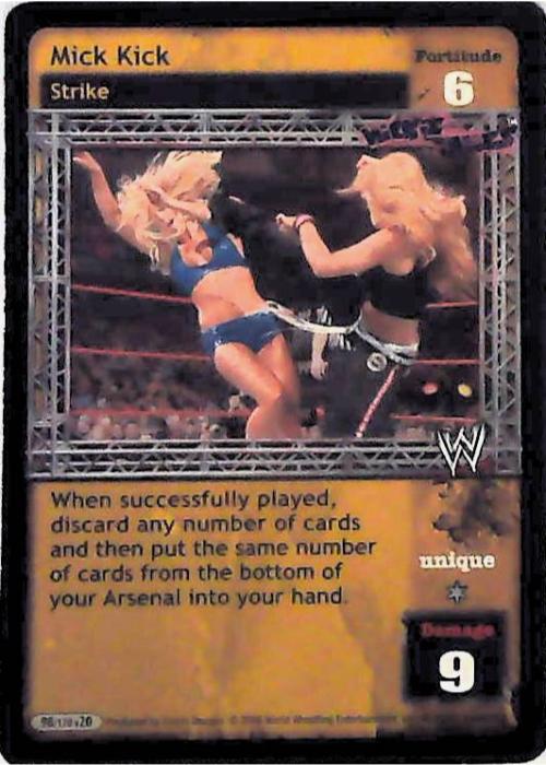 Raw Deal CCG | Mick Kick (Foil) - Great American Bash | The Nerd Merchant