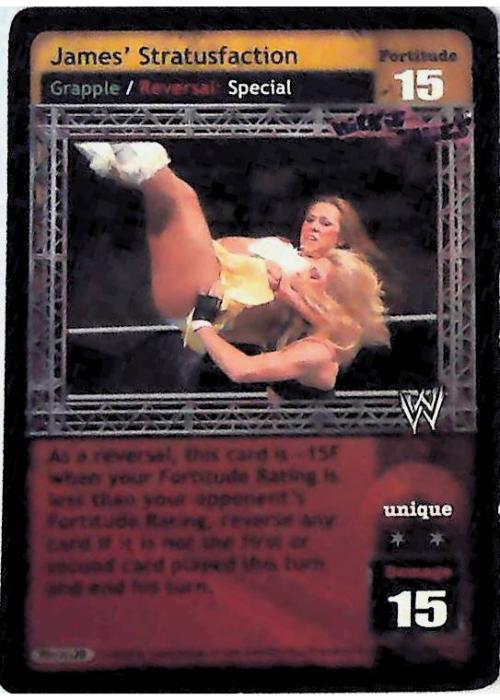 Raw Deal CCG | James’ Stratusfaction (Foil) - Great American Bash | The Nerd Merchant