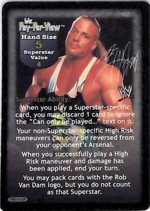 Raw Deal CCG | Mr. Pay-Per-View Superstar Card (Foil) - Great American Bash | The Nerd Merchant