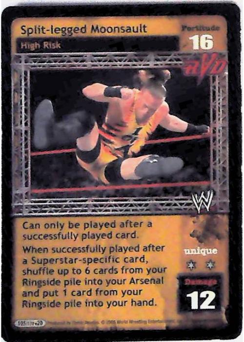 Raw Deal CCG | Split-legged Moonsault (Foil) - Great American Bash | The Nerd Merchant