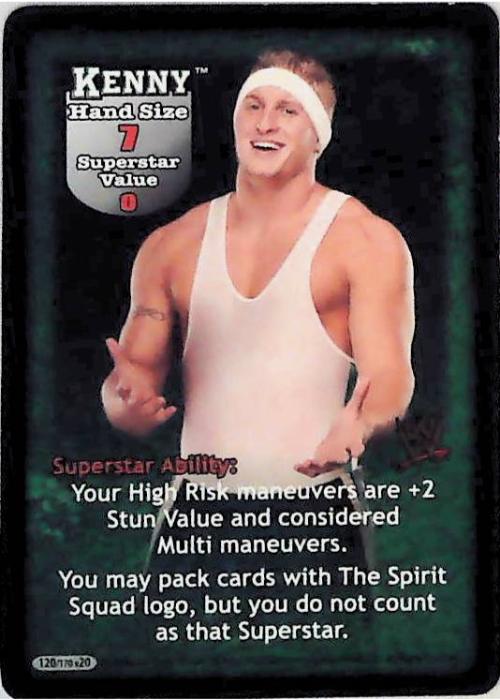 Raw Deal CCG | Kenny Superstar Card - Great American Bash | The Nerd Merchant