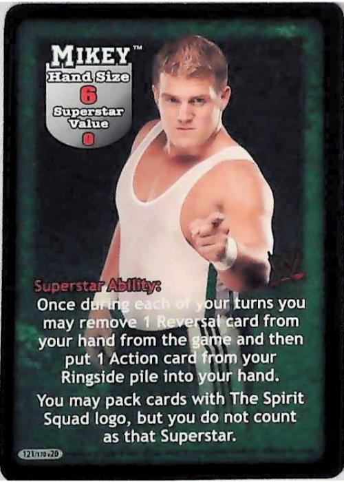 Raw Deal CCG | Mikey Superstar Card - Great American Bash | The Nerd Merchant