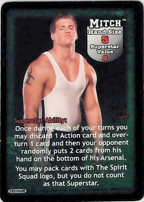 Raw Deal CCG | Mitch Superstar Card - Great American Bash | The Nerd Merchant