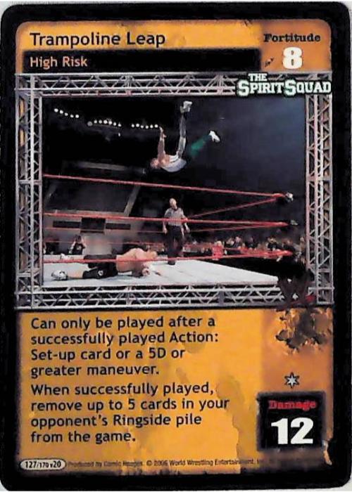 Raw Deal CCG | Trampoline Leap - Great American Bash | The Nerd Merchant