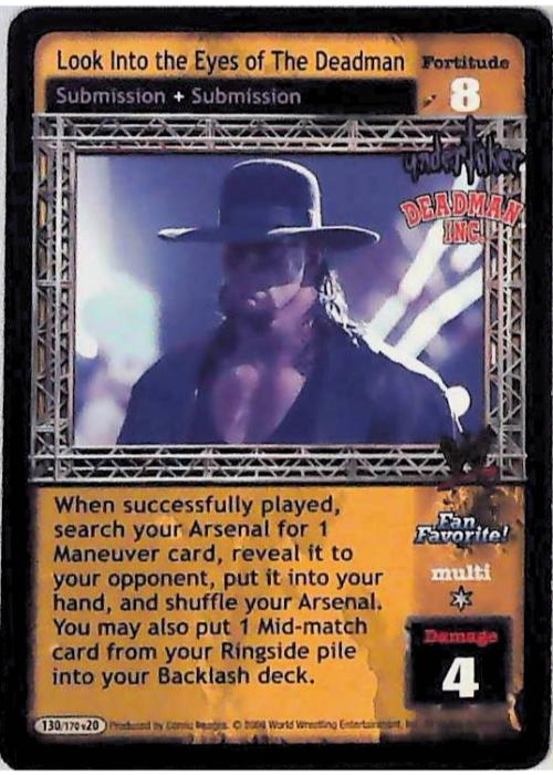 Raw Deal CCG | Look Into the Eyes of The Deadman - Great American Bash | The Nerd Merchant