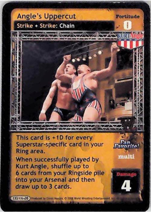Raw Deal CCG | Angle’s Uppercut - Great American Bash | The Nerd Merchant
