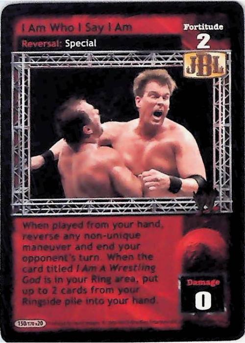 Raw Deal CCG | I Am Who I Say I Am - Great American Bash | The Nerd Merchant