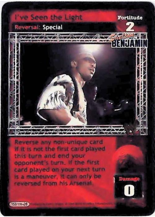 Raw Deal CCG | I’ve Seen the Light - Great American Bash | The Nerd Merchant