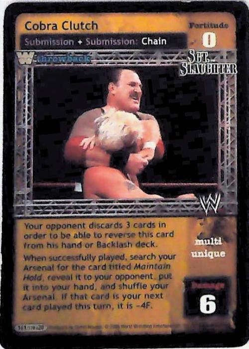 Raw Deal CCG | Cobra Clutch - Great American Bash | The Nerd Merchant